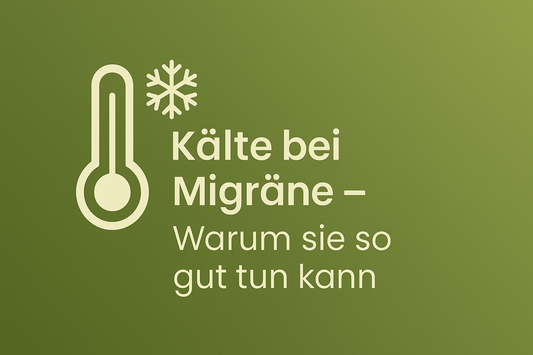 Kühlung bei Migräne: Warum Kälte oft als wohltuend empfunden wird.